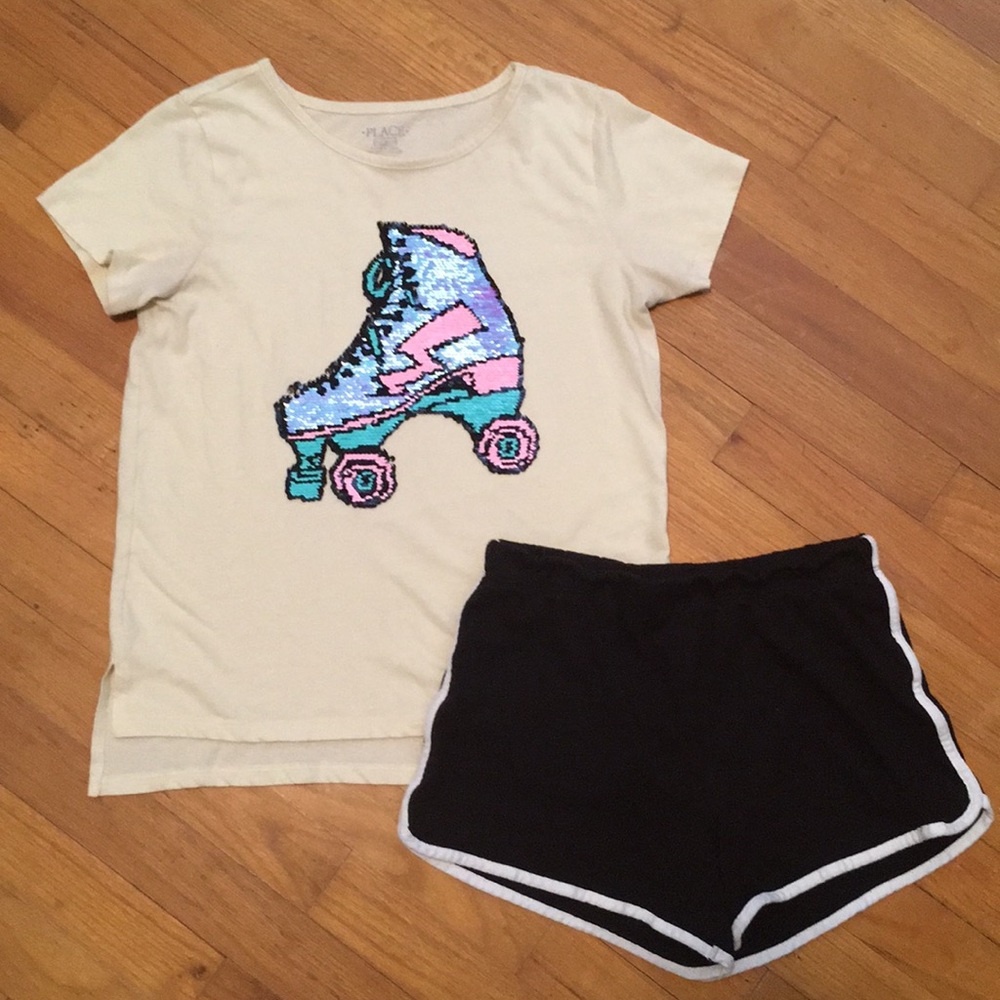🌺 Children’s Place roller skate outfit